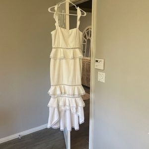 NBD Haze Midi White Dress size M